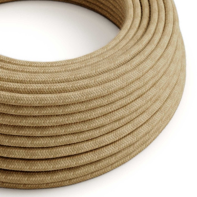 RN06 Jute Round Electrical Fabric Cloth Cord Cable