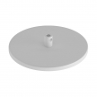 Flush-mounted ceiling rose with 1 central hole