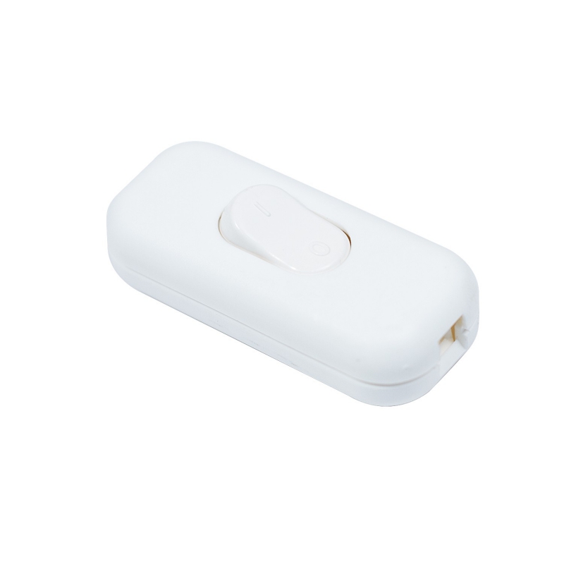 Double Pole in-line Switch, white - 1 pc