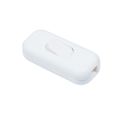 Double Pole in-line Switch, white - 1 pc