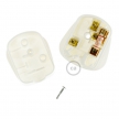 White UK 3 poles Plug