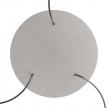 3 Hole - EXTRA LARGE Round Ceiling Rose Canopy Kit - Rose One System