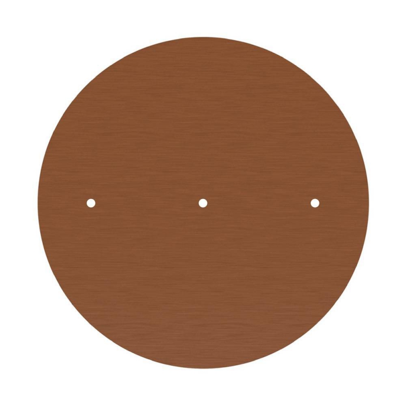 3 Hole in line - EXTRA LARGE Round Ceiling Rose Canopy Kit - Rose One System