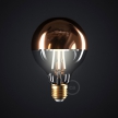 Copper half sphere Globe G95 LED light bulb 7W E27 2700K Dimmable