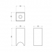 Syntax - Minimal Black Thermoplastic Socket for S14d tube bulbs