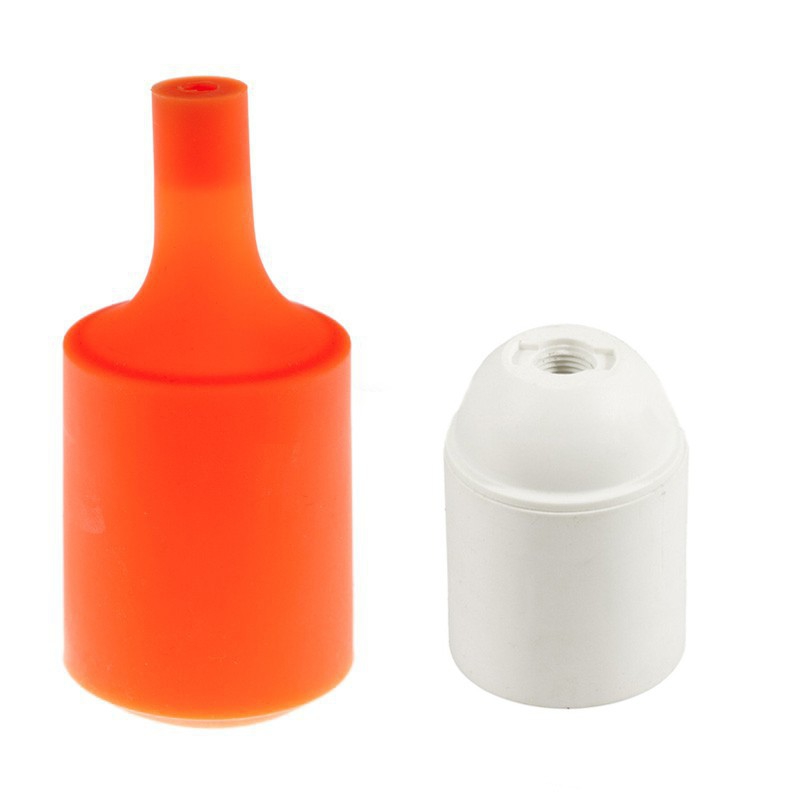 Silicone E27 lamp holder kit