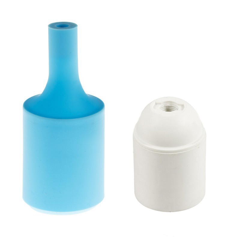 Silicone E27 lamp holder kit