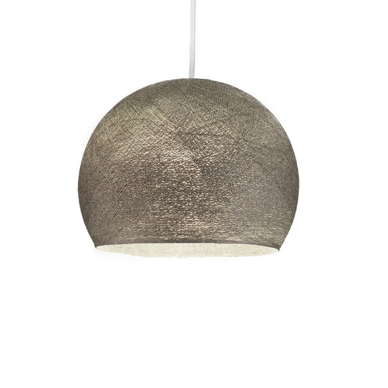 Dome XS lampshade made of polyester fiber, 25 cm diameter - 100% handmade