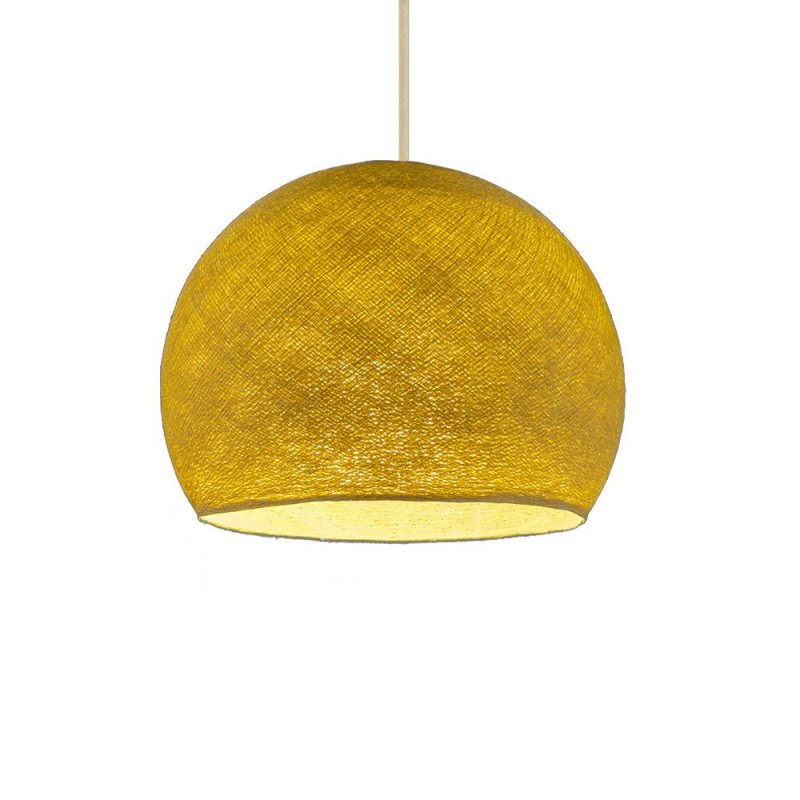 Dome XS lampshade made of polyester fiber, 25 cm diameter - 100% handmade