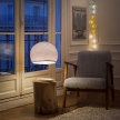 Dome XS lampshade made of polyester fiber, 25 cm diameter - 100% handmade