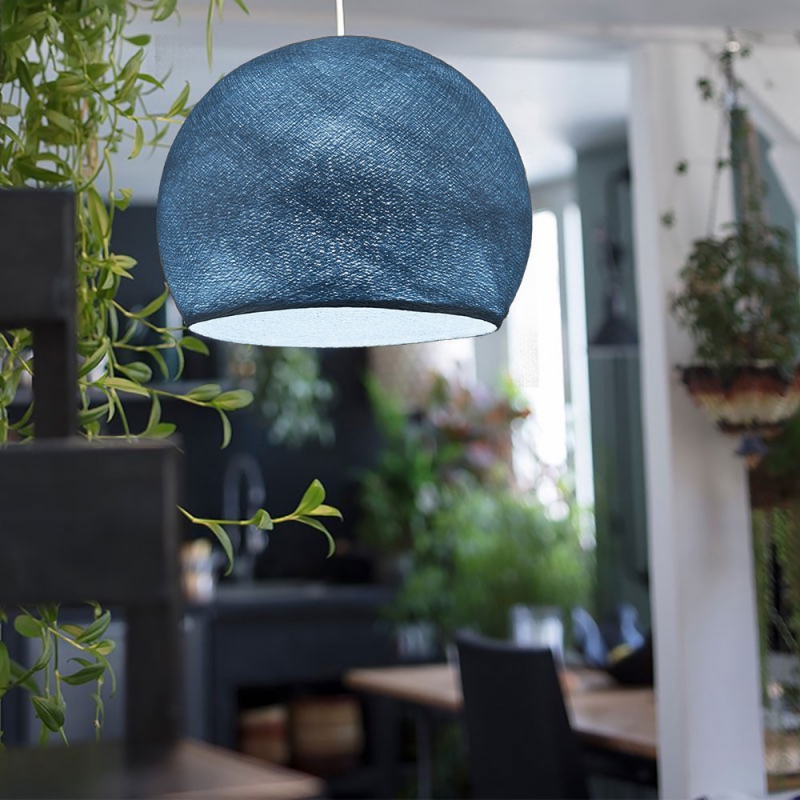 Dome XS lampshade made of polyester fiber, 25 cm diameter - 100% handmade