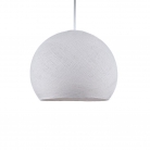 Dome XS lampshade made of polyester fiber, 25 cm diameter - 100% handmade