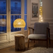 Dome M lampshade made of polyester fiber, 35 cm diameter - 100% handmade