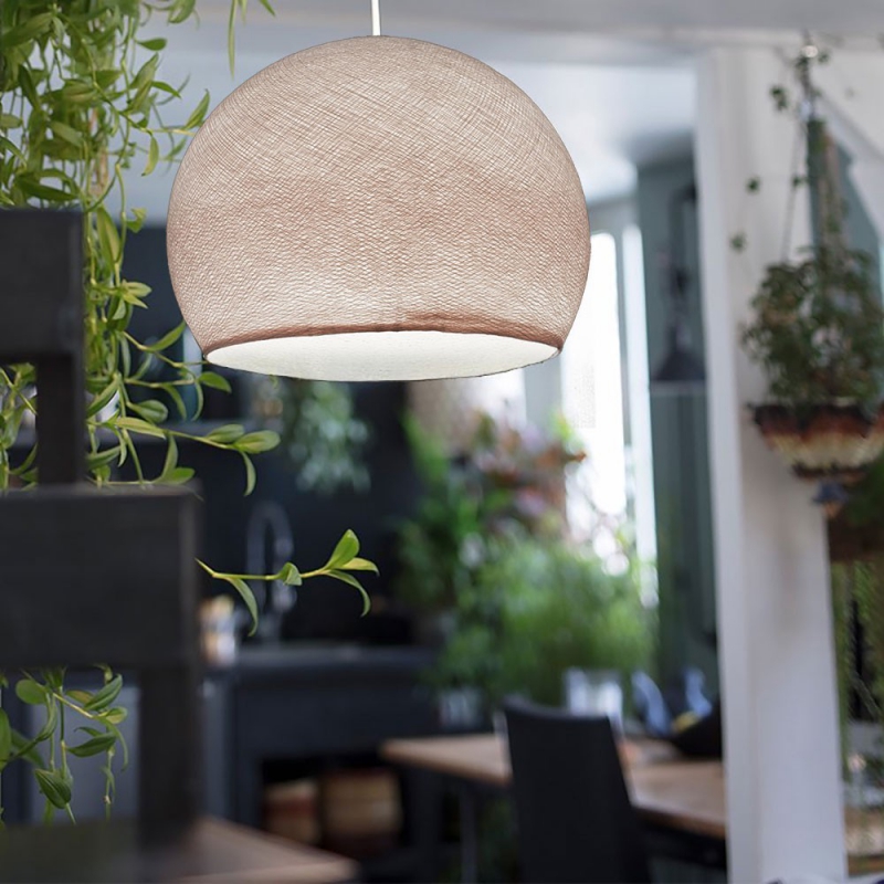 Dome M lampshade made of polyester fiber, 35 cm diameter - 100% handmade