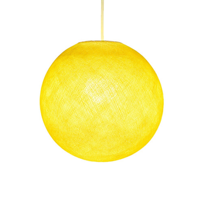 Sphere XS lampshade made of polyester fiber, 25 cm diameter - 100% handmade