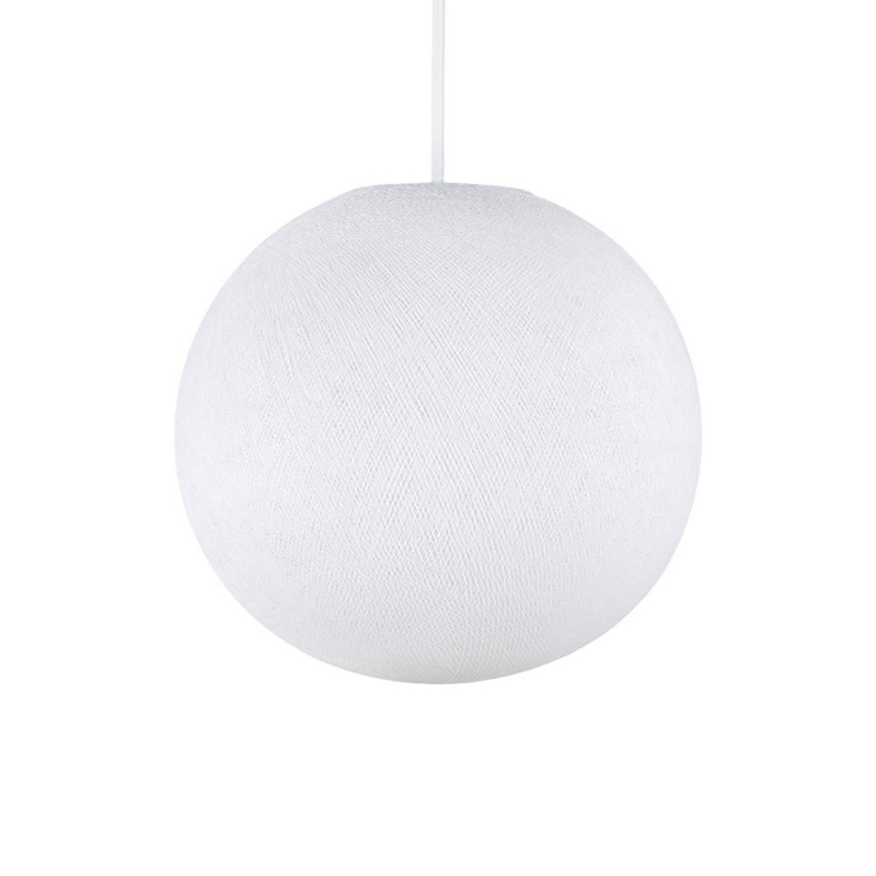 Sphere XS lampshade made of polyester fiber, 25 cm diameter - 100% handmade