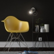 Spostaluce Metal 90°, the adjustable light source with fabric cable and side holes