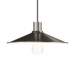 Swing lampshade in polished metal with E27 fitting