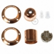 Metal E27 lamp holder kit for lampshade