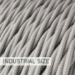 Large section electric cable 3x1,50 twisted - covered by rayon Silver TM02