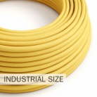 Large section electric cable 3x1,50 round - covered by rayon Yellow RM10