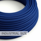 Large section electric cable 3x1,50 round - covered by rayon Blue RM12