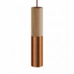 Tub-E14, wood and metal tube for spotlight with E14 double ring lamp holder