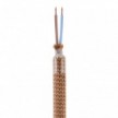 Kit Creative Flex flexible tube covered in Copper RM74 fabric with metal terminals