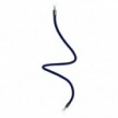 Kit Creative Flex flexible tube covered in Navy Blue RM20 fabric with metal terminals