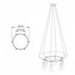 Cage Circle - Structure for lamps