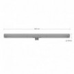 LED Linear Smoky Grey S14d Light Bulb - length 500 mm 8W 220Lm 1900K Dimmable