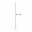 LED Linear Porcelain Effect S14d Light Bulb - length 1000 mm 9W 705Lm 2700K Dimmable - S13