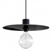 Oversize Ellepì flat lampshade in Dibond for outdoor pendant lighting, diameter 40 cm - Made in Italy