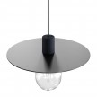 Oversize Ellepì flat lampshade in Dibond for outdoor pendant lighting, diameter 40 cm - Made in Italy