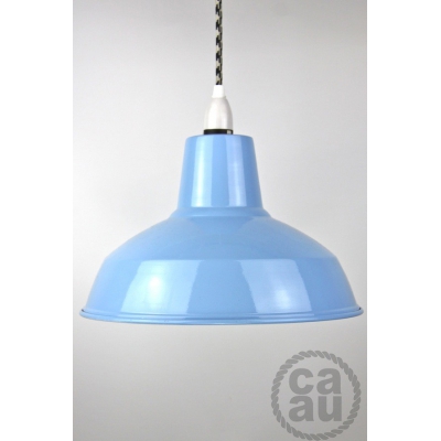 Metal Shade Pendant Blue