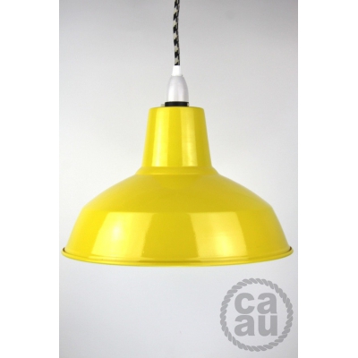 Metal Shade Pendant Yellow