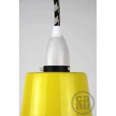 Metal Shade Pendant Yellow