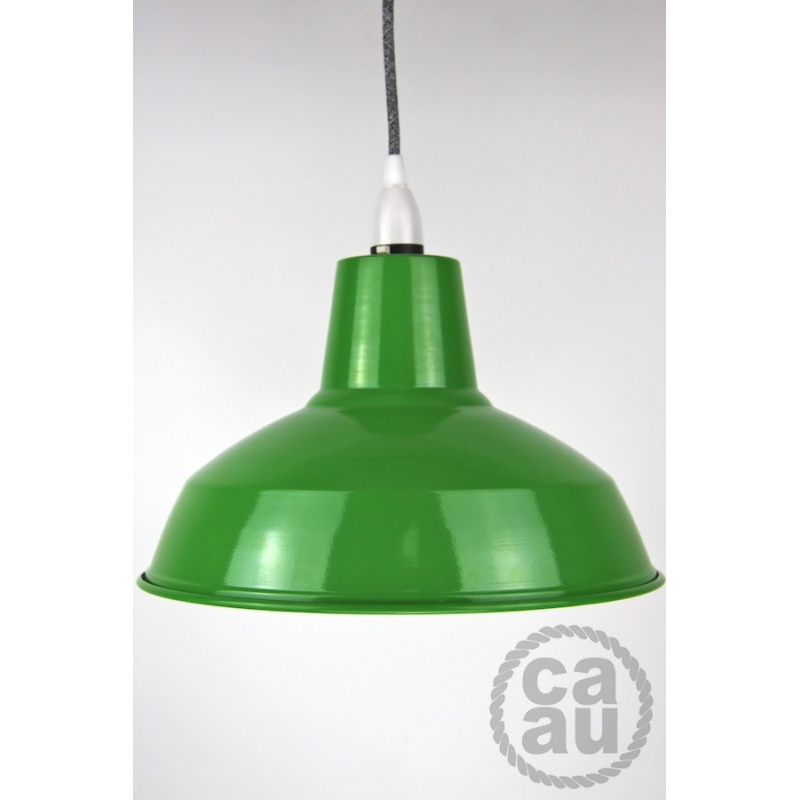 Metal Shade Pendant Green