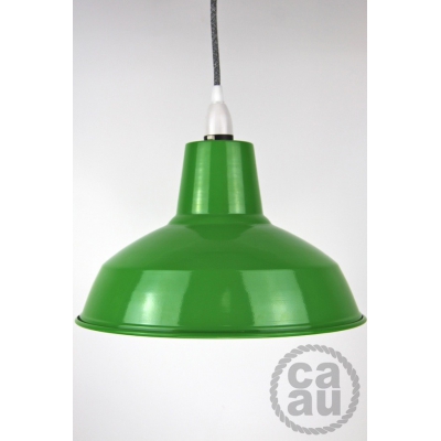 Metal Shade Pendant Green