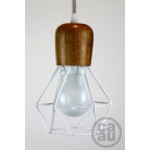 The Woodsman Pendant White